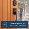 thumbnail image 3 of Weiser Prescott Venetian Bronze Front Door Lock and Handle Set, Deadbolt Lock and Handleset with Reversible Katella Interior Door Handle, Front Door Handles with Lock/Front Door Lock, Home, 3 of 6