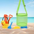 thumbnail image 3 of EeaseCA 1Pc Large Beach Pouches Mesh Toys Storage Bag Breathable Seashell Storage Bag, 3 of 8