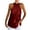 Red, variant on Sparkly Sequin Tops for Women Sleeveless Halter Dressy Sparkle Tank Camisole Tops Party Club Cocktail Vest Shirt