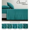 thumbnail image 5 of Chezmoi Collection Extra Soft Bed Sheets Set, Double Brushed Microfiber 14-Inches Deep Pockets, 4-Piece Sheet Set, Queen, Teal, 5 of 8