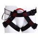 thumbnail image 5 of EeaseMX Arnés de escalada para exteriores, protección de cintura, cinturón de seguridad de medio cuerpo, estándar nacional, para descenso, rapel, escalada de árboles (negro y rojo), 5 of 7