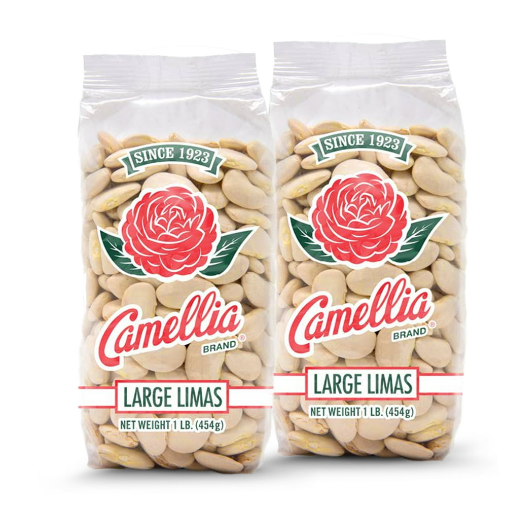 Camellia Brand Dry Large Lima Beans 1lb (2pk) - Walmart.com - Walmart.com