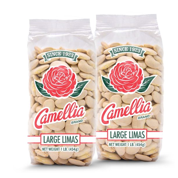 Camellia Brand Dry Large Lima Beans 1lb (2pk)