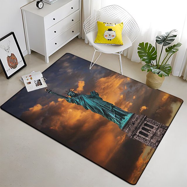 Estera de oración de la Virgen María para sala de estar Camping Picnic antideslizante E-sports regalo80x140cm (31x55 pulgadas)80x140cm (31x55 pulgadas) zhangmengya unisex