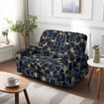 thumbnail image 2 of SCRAWLGOD Leopard Print Loveseat Recliner Slipcover Stretch Reclining Cover Washable Non Slip Recliner Cover with Pocket, 2 of 8