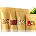 thumbnail image 3 of Bolsas de almacenamiento de regalos de comida de papel Kraft de 100 piezas, bolsa de sobres autoadhesiva, tamaño 2 DYNWAVEMX Bolsas autoadhesivas de papel Kraft, 3 of 8