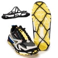 thumbnail image 3 of Wosthever 2 piezas de cubierta de agarre para zapatos de nieve y hielo para caminar al aire libre, botas antideslizantes para escalar, tacos de Pescar, 3 of 6