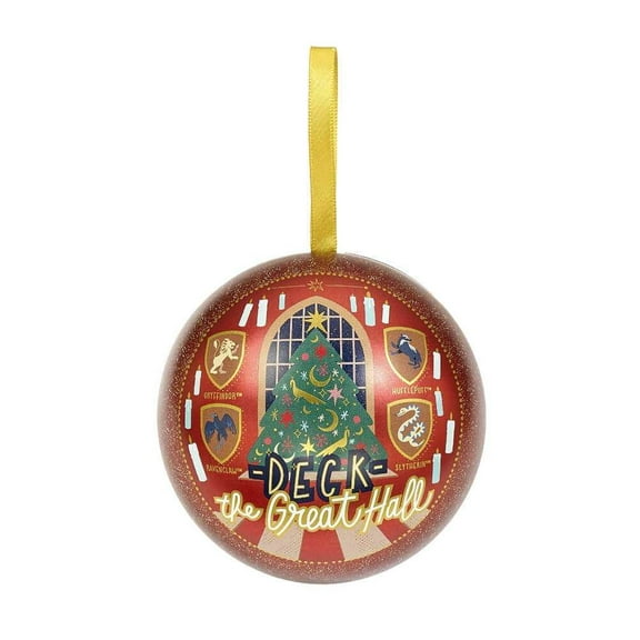 Harry Potter Deck The Great Hall Christmas Hanging Bauble with Keychain Gift Set - Holiday Season Stocking Fillers