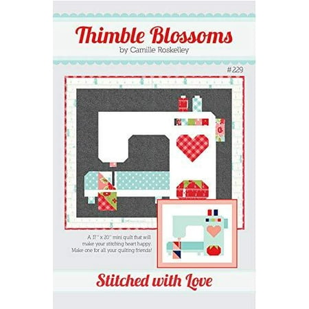 Stitched with Love Mini Quilt Pattern by Camille Rosjelley for Thimble (Best Way To Store Quilts)