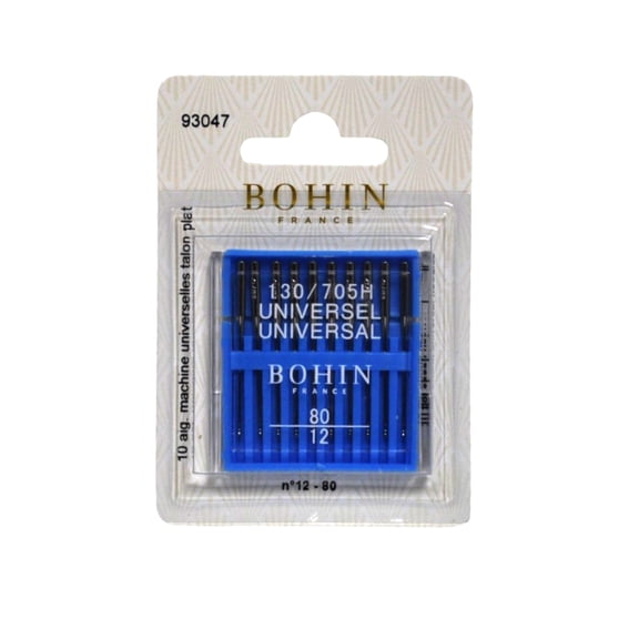 BOHIN 130/705H Universal Sewing Machines Needles 80/12 93047