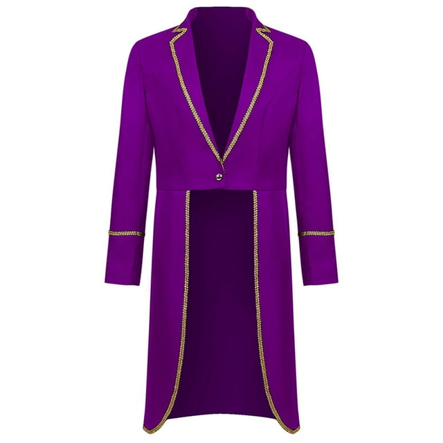 CEHVOM Manteau Rétro pour Hommes et Femmes Costume de Jeu de Rôle Mi-Long Costume de Smoking Rétro en Solde
