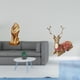 thumbnail image 2 of Majestuosa escultura de león y reno, elegante figura de león y alce, adorno decorativo de mesa para oficina, hogar, sala de estar, dormitorio, estante, 2 of 8