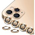 thumbnail image 1 of [6 Pack] IBAOLE Camera Lens Protector Compatible with iPhone 12 Pro Max 6.7 inch, [Installation Tray] Aluminum Alloy Tempered IBAOLE Camera Circle Cover (Gold) Gold -, 1 of 6