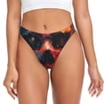 thumbnail image 1 of Balery Abstract Colorful Skull Art Tangas de Algodón para Mujer con Estampado – Ropa Interior Sexy, Transpirable, G-string-XX-Large, 1 of 6