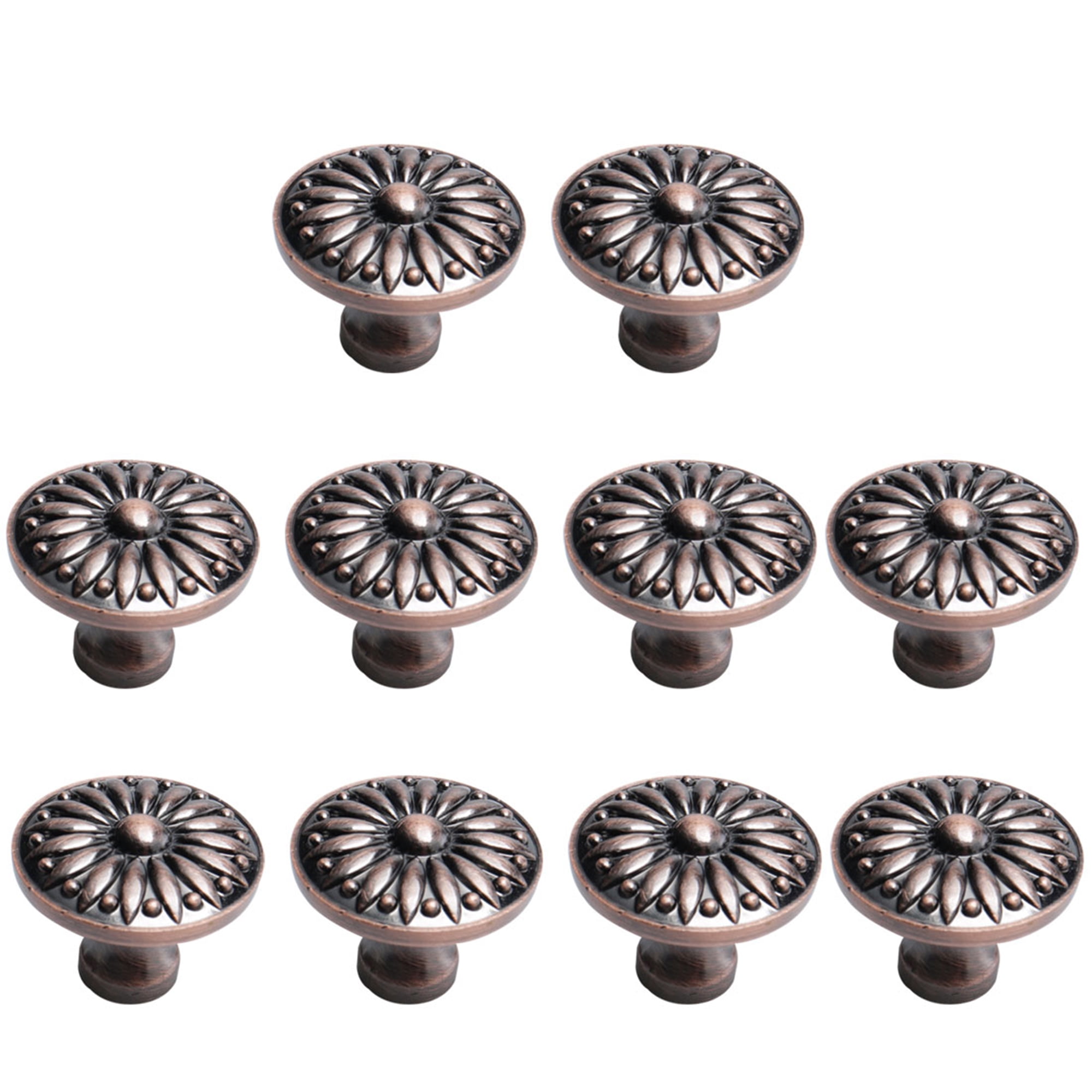 Zinc Alloy Knobs 36mm Metal Round Dresser Knobs Pull Handle for Drawer