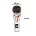 thumbnail image 5 of Electric Foot Callus Remover Kit, Rechargeable Pedicure Tools Foot Care Feet File With 3 Heads,2 Speed,battery Display Compatible Remove Cracked Heels, 5 of 5