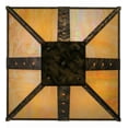 thumbnail image 4 of Meyda Tiffany 140660 Zandra 4 Light 43" Wide Semi-Flush Ceiling Fixture - Antique, 4 of 7