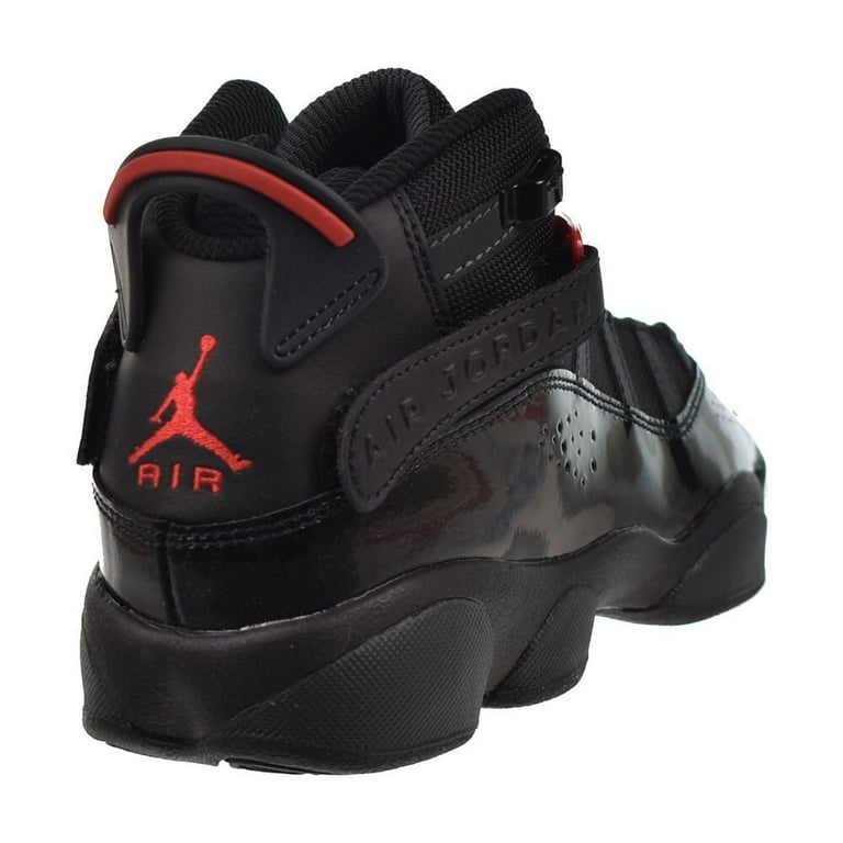 Jordan Rings (GS) Big Kids' Shoes Black/Fire Red-Anthracite