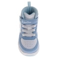 thumbnail image 5 of Disney Frozen Girls High Top Sneakers Hook and Loop with Lace Up (Little Kid), Blue White, Size: 8, 5 of 7