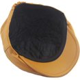 thumbnail image 2 of Gorra clásica de cuero para hombre, estilo vendedor de periódicos, estilo Ivy, plana, de taxista irlandés, Gatsby, de pesca, de golf, talla M., 2 of 5