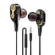 thumbnail image 2 of Audífonoses con cable con micrófono - Audífonoses intrauditivos de graves profundos para correr deportes, 2 of 6