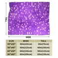 thumbnail image 3 of Anti-Pilling Flannel Bed Throw Blankets Hearts Bokeh Lights - Couch-Ultra-Soft Micro Fleece Sofa Bed Camping Travel Blanket for Adults 60"x50", 3 of 8