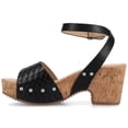 thumbnail image 3 of Journee Women's Vanessa Open Toe Platform Clog Heels, 3 of 9
