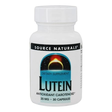 Source Naturals - Lutein Antioxidant Carotenoid 20 mg. - 30
