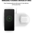 thumbnail image 3 of Belkin 10W Qi Dual Wireless Charging Pad with UK Plug White - WIZ002myWH, 3 of 6
