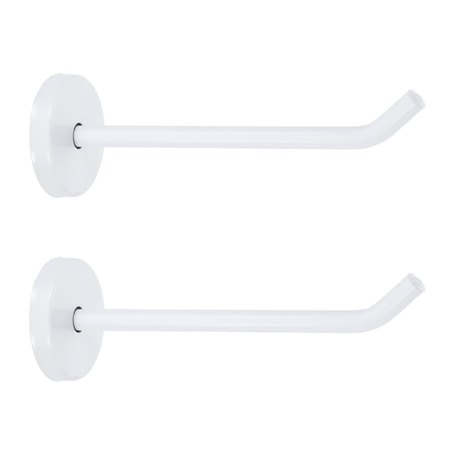 Uxcell 2 Paquete de Ganchos para Abrigo de 4.7 Pulgadas, Gancho de Montaje en Pared de Punta Larga de Acero Inoxidable