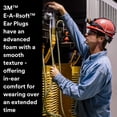 thumbnail image 3 of Tapones para los oídos 3M E-A-Rsoft Yellow Neons 311-1250, 200 pares con cable, 3 of 8