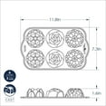 thumbnail image 4 of Nordic Ware Floral Cakelet Pan, 4 of 7
