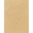 thumbnail image 3 of Gustav Klimt 19x24 Black Modern Framed Museum Art Print Titled - Couified Half-Act (1914-1915), 3 of 5