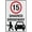 Warning Sign 5, variant on Shared Driveway Do Not Block Warning Security Outdoor Sign - 8"x12", Reflective, Weatherproof - Townhouse, Condo, Shared Residential Drive