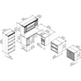 thumbnail image 6 of UrbanPro L Desk 5 Pc Office Set with Storage in Antique White - Engineered Wood, 6 of 7