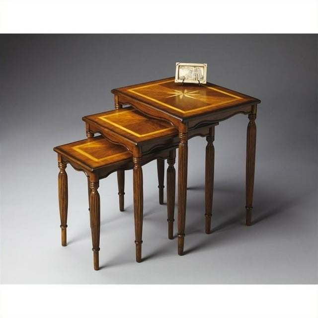 Butler Specialty Chef-D'œuvre Nid de Tables en Burl de Cendres d'Olive