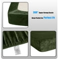thumbnail image 6 of Chezmoi Collection Extra Soft Fleece Sheet Set King, 4-Piece Microplush Non-Pilling Velvety Bed Sheet, Deep Pocket - Lightweight All Season Warmth, King, Olive Green, 6 of 9