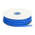 thumbnail image 1 of Cinta de Terciopelo Uxcell 1/4" x 50 Yardas Azul Cobalto de Cara Simple para Manualidades, 1 of 5