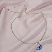 CTUELOVE Fashion Jewellery Lovely Butterfly Shaped Gradient Color Couple Bracelet Necklace Gifts