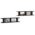 thumbnail image 3 of vidaXL Wall Shelves 2 pcs Floating Wall Shelf for Living Room Engineered Wood, 3 of 193