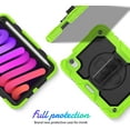 thumbnail image 2 of navor Rugged Cover Compatible with iPad Mini 6 (2021), Rotatable Kickstand Shoulder & Hand Strap Shockproof Heavy Duty Protective Case, 2 of 9