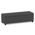 thumbnail image 3 of Simpli Home Avalon 54W XL Storage Ottoman Bench, 3 of 14