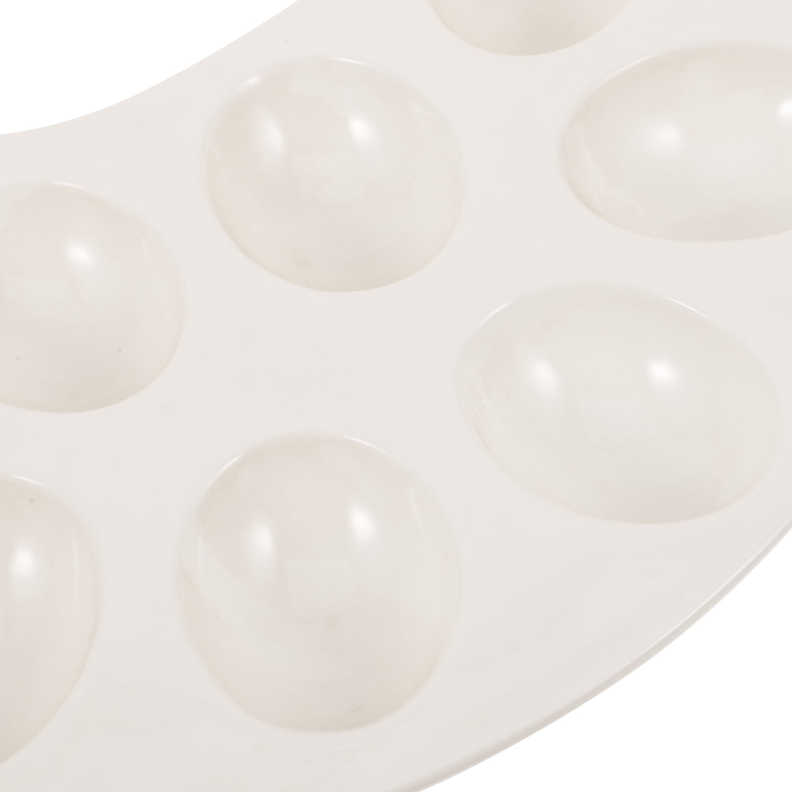 Easter Egg Tray Eggs Holder Deviled Container Platter Ceramic Dish Trays for Party