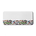 thumbnail image 1 of Cars Computer Mouse Pad, Group of Hand Drawn Toy Cars Clustered Colorful Pattern Children Friendly Design, Rectangle Non-Slip Rubber Mousepad X-Large, 35" x 15" Gaming Size, Multicolor, by Ambesonne, 1 of 2