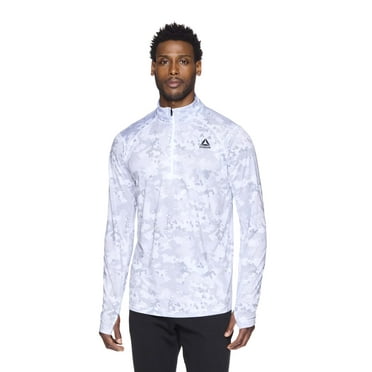 Reebok Mens Trail Quarter-Zip Active Pullover Sweatshirt, Sizes S-3XL