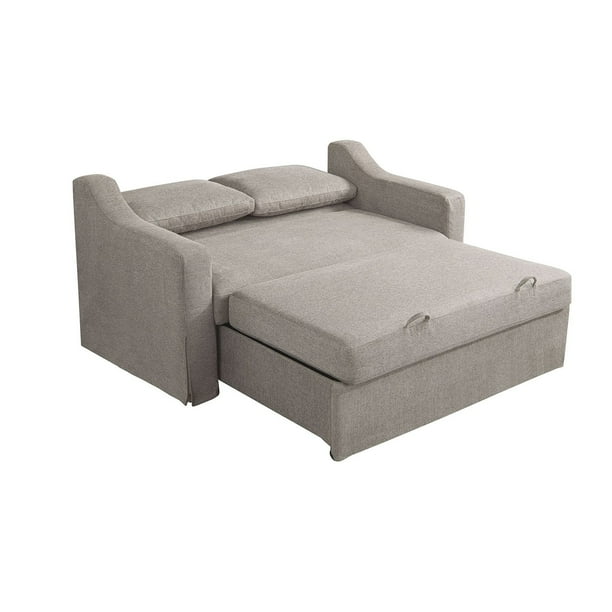 Serta Harvard Full Convertible Polyester Fabric Loveseat