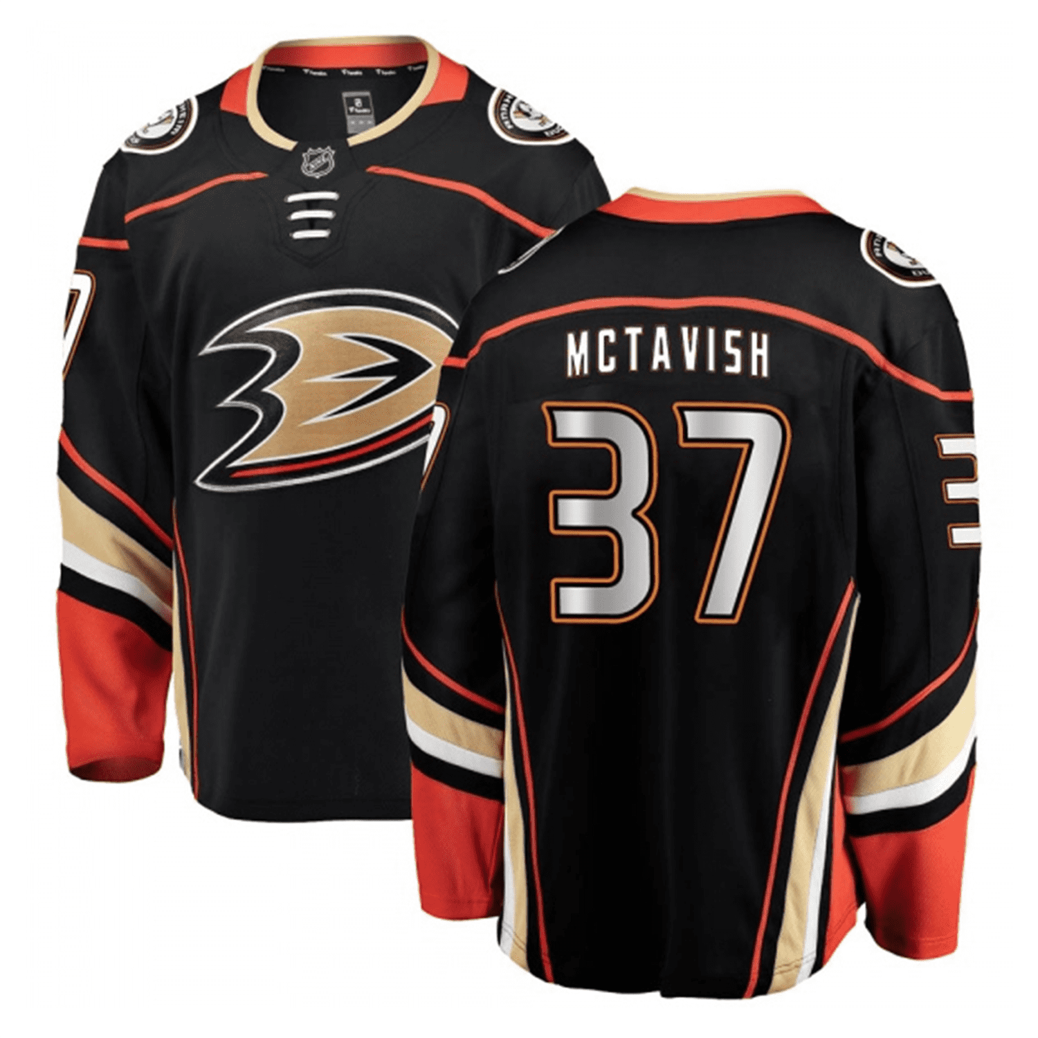 Mason McTavish Anaheim Ducks NHL Fanatics Breakaway Home Jersey