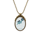 thumbnail image 1 of Universo y Alien caminata espacial Collar Colgante Vintage de bronce antiguo de joyeria de lujo de regalo Unbranded  M, 1 of 3