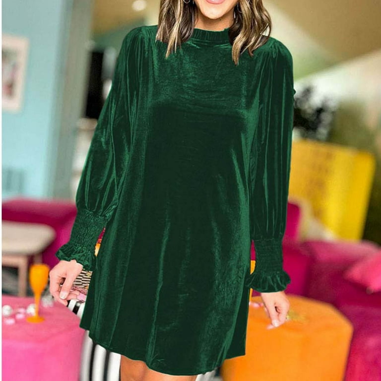 slim fit dress slacks The Green Stand Cut Out Velvet Mini Dress & Reviews - Green - Dresses main image 0