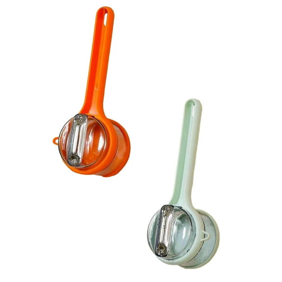 2PCPeeling Knife with Container Box, Fruit Peeling Supplies, Stainless Steel Veggie Peeler,  For Apple Fruit Carrot Zucchini Cucumber Veggie